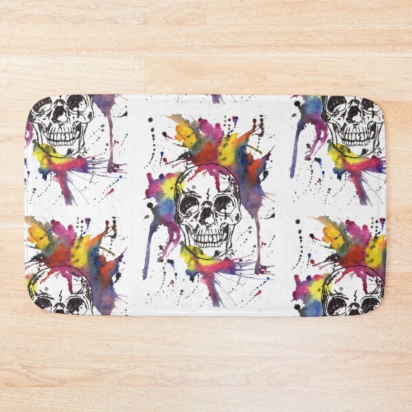 Item preview, Rainbow Skull designed and sold by MenagerieMayhem.