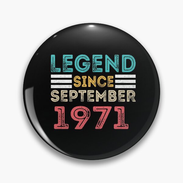 Item preview, Retro Vintage 49th Birthday Legend Since September 1971 designed and sold by meedTee.
