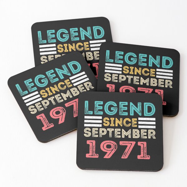 Item preview, Retro Vintage 49th Birthday Legend Since September 1971 designed and sold by meedTee.