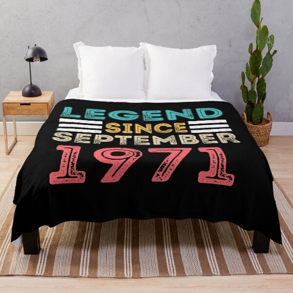 Item preview, Retro Vintage 49th Birthday Legend Since September 1971 designed and sold by meedTee.
