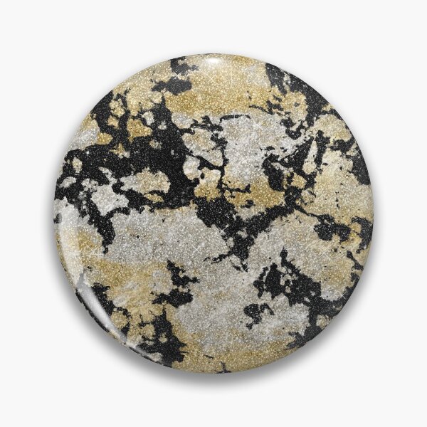 Item preview, Modern Gold Silver  Black Glitter Marble Image designed and sold by InovArtS.