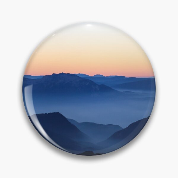 Item preview, Dreamy Blue Sunset Mountains designed and sold by newburyboutique.