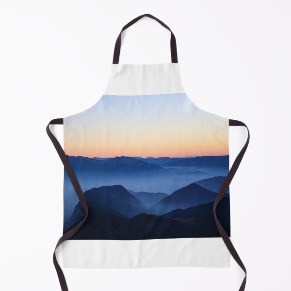 Item preview, Dreamy Blue Sunset Mountains designed and sold by newburyboutique.
