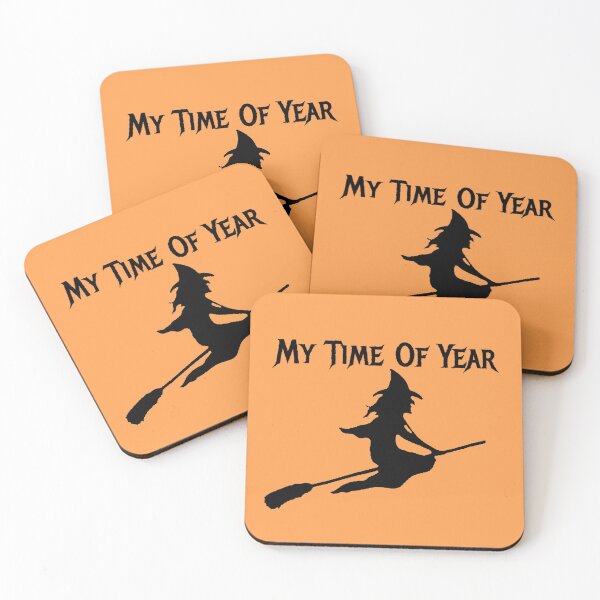 Item preview, My Time Of Year, Witch, Witch on Broomstick, Halloween Witch, Wicked Witch designed and sold by HomeConscious.