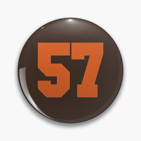 Item preview, 57 Number Cleveland Sports Fifty-Seven Brown Jersey designed and sold by HelloFromAja.