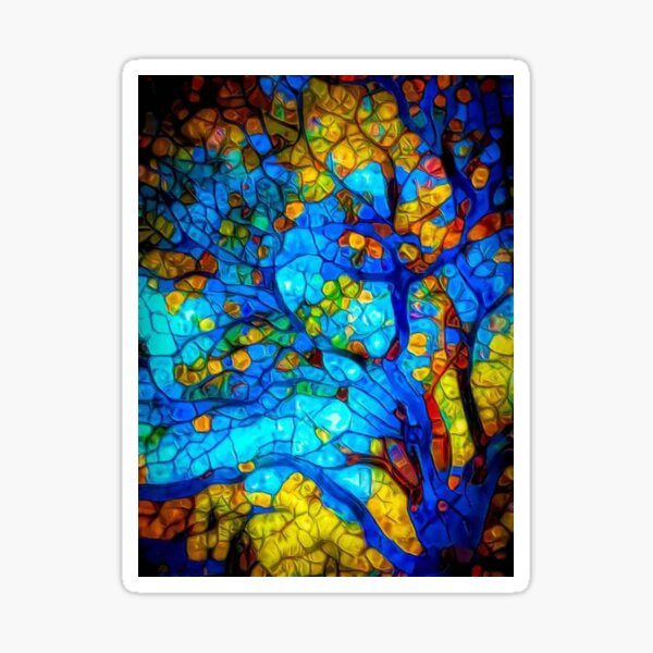 Beautiful Stained Glass Sticker