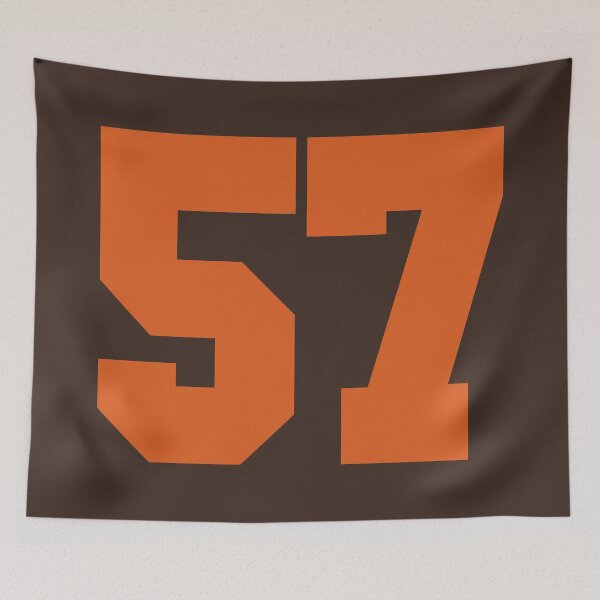 Item preview, 57 Number Cleveland Sports Fifty-Seven Brown Jersey designed and sold by HelloFromAja.