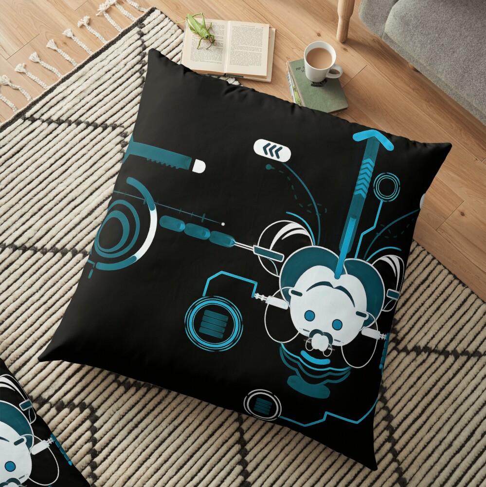 Cyber Mouse invert Floor Pillow