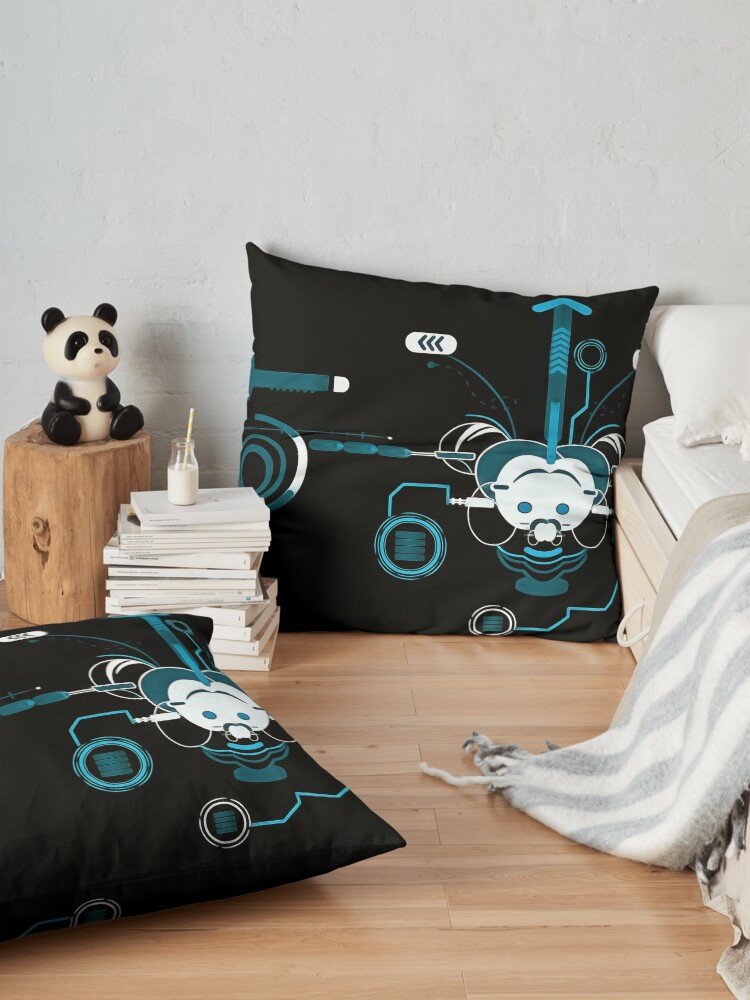 Alternate view of Cyber Mouse invert Floor Pillow
