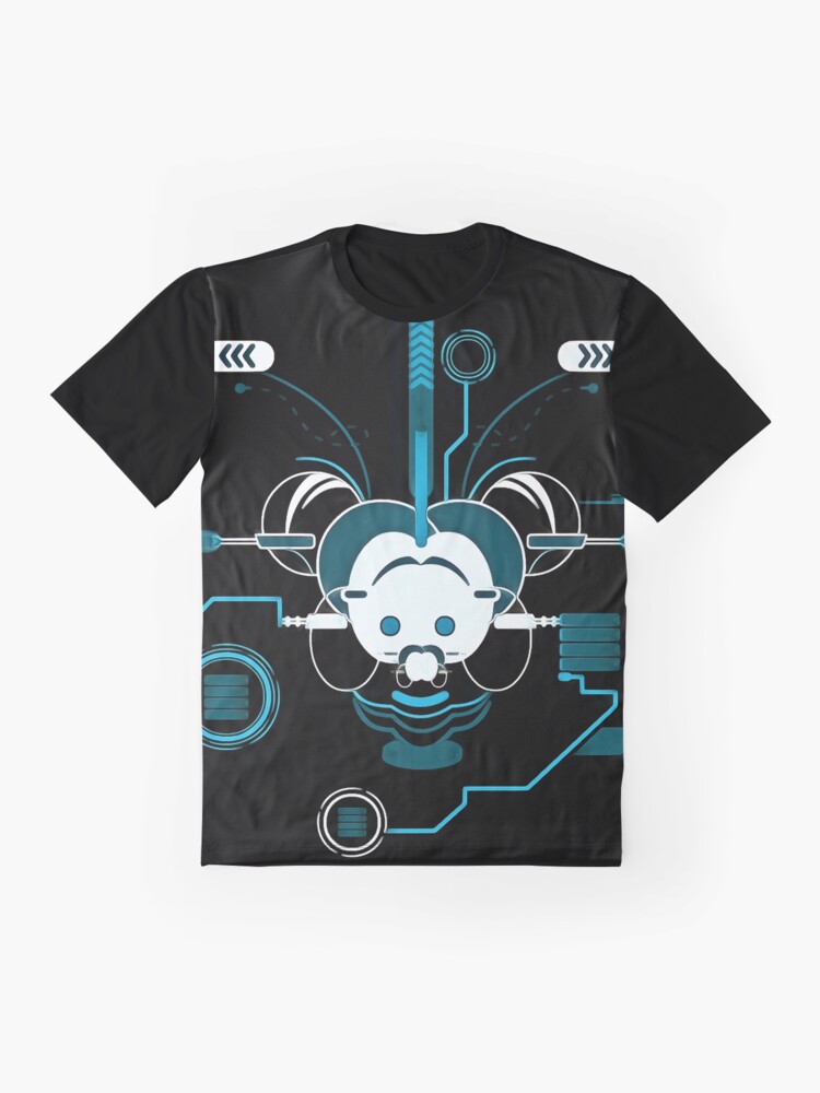 Alternate view of Cyber Mouse invert Graphic T-Shirt