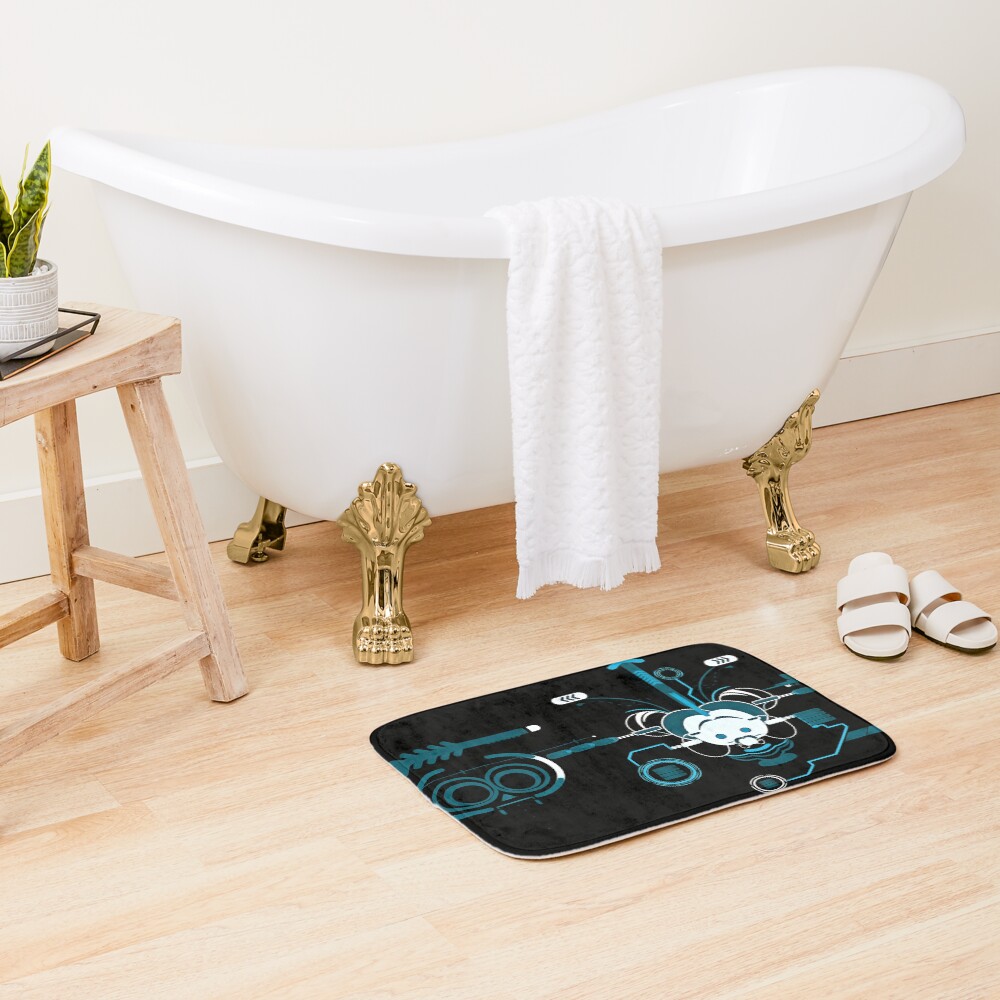 Cyber Mouse invert Bath Mat