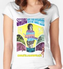 MONDO MOD Women's Fitted Scoop T-Shirt