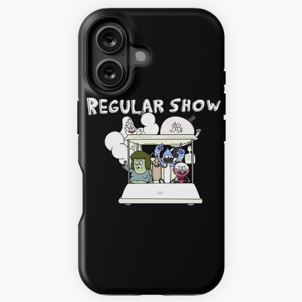 Vista previa del artículo con la obra «Personajes principales del programa regular Mordecai, Rigby, Muscle Man, Pops, Benson, High Five Ghost, Skips», diseñado y vendido por durkstars.