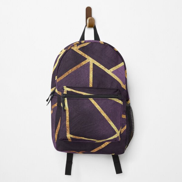 Item preview, Purple Gold Stone Geometric designed and sold by MA DESIGNS.