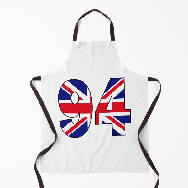 Item preview, Number 94 with UK flag on the background designed and sold by AllShirts21.