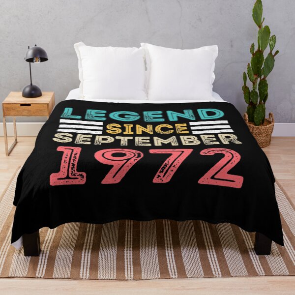 Item preview, Retro Vintage 48th Birthday Legend Since September 1972 designed and sold by meedTee.