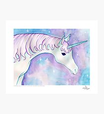 Bob is a Unicorn Photographic Print