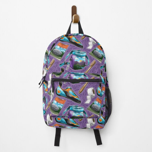 Item preview, Purple Bouldering Illustrations Pattern designed and sold by Pure Dead Brilliant Store.