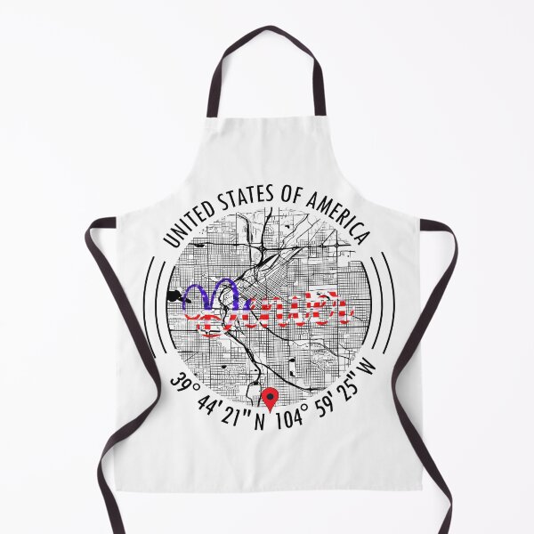Item preview, Denver, USA Road Map Art - Earth Tones designed and sold by hatimelhag.