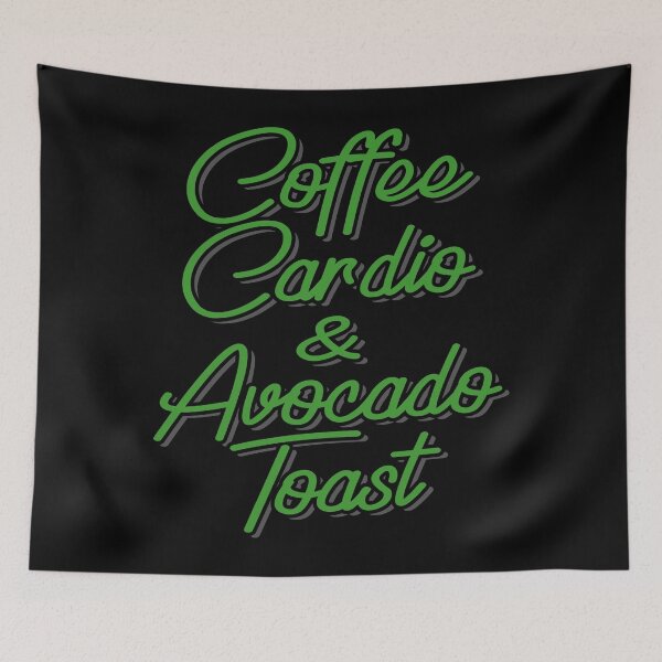 Item preview, Coffee Cardio And Avocado Toast Keto designed and sold by TopDawgDesigns.