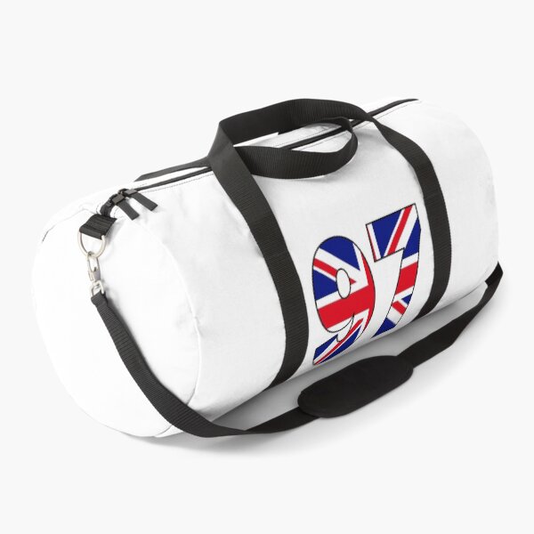 Item preview, Number 97 with UK flag on the background designed and sold by AllShirts21.
