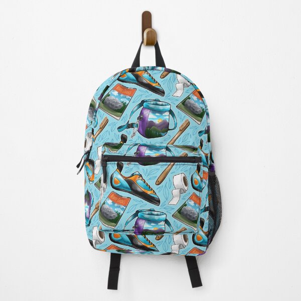 Item preview, Blue Bouldering Illustrations Pattern designed and sold by Pure Dead Brilliant Store.