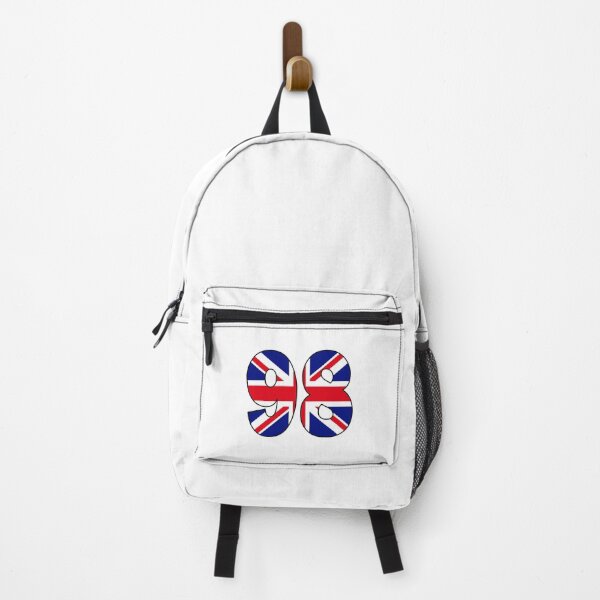 Item preview, Number 98 with UK flag on the background designed and sold by AllShirts21.