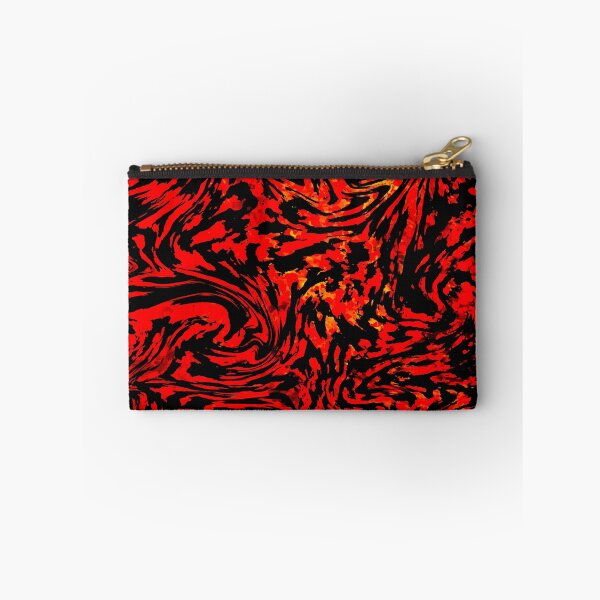 Item preview, Red Swirl Abstract Colorful Geometric  Line Pattern / Liquid Psychedelic Art  designed and sold by GuitarZan's.