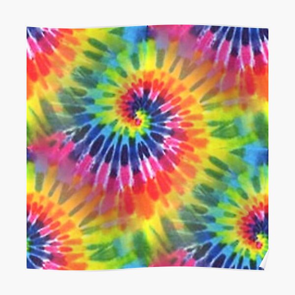 far out tie-dye alien Poster for Sale by kat ellis