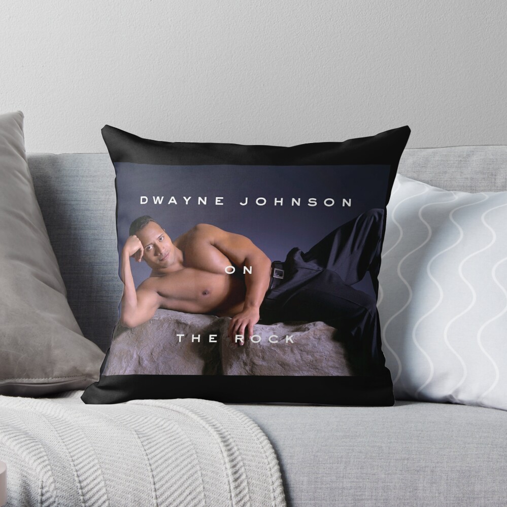 Dwayne johnson body top pillow