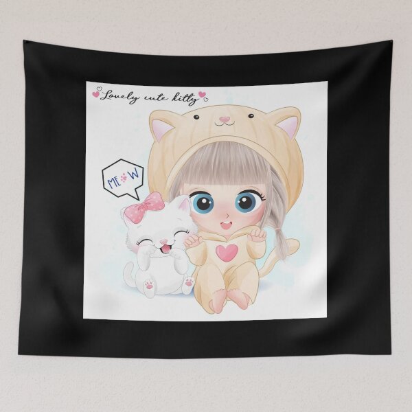 Item preview, Lovely Cute Kitty Meow designed and sold by darknessjeff86.