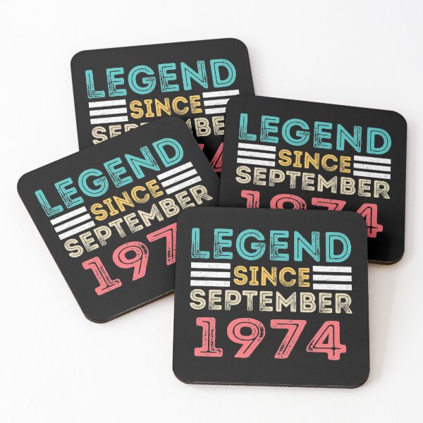 Item preview, Retro Vintage 46th Birthday Legend Since September 1974 designed and sold by meedTee.