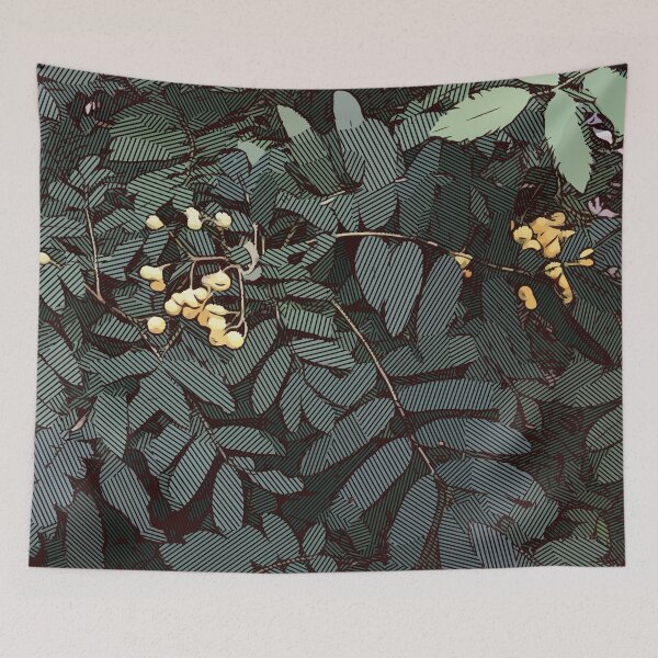 Item preview, Yellow Berries and Green leaves designed and sold by Bless-Up-Store.