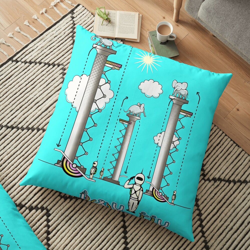 Ready 2 Fly Floor Pillow