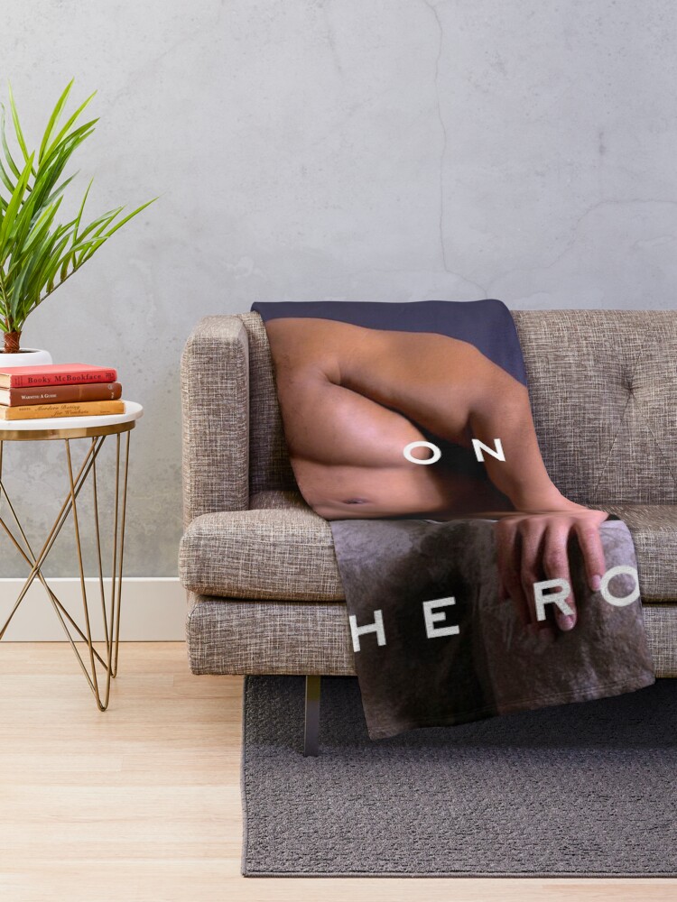 Alternate view of Dwayne Johnson on The Rock Throw Blanket