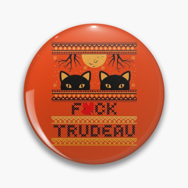 Item preview, F*ck Trudeau Halloween Cat designed and sold by KomarDesigns.