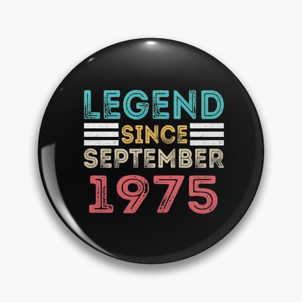 Item preview, Retro Vintage 45th Birthday Legend Since September 1975 designed and sold by meedTee.