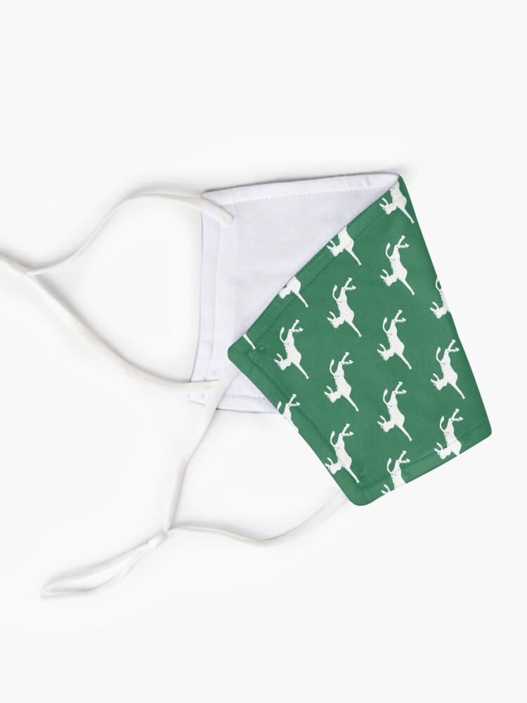 Alternate view of Dancing Donkeys Green Mask