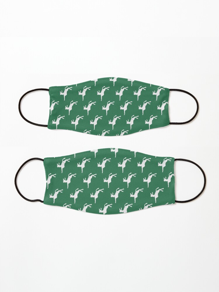 Alternate view of Dancing Donkeys Green Mask