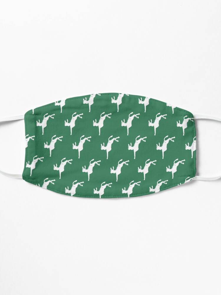 Alternate view of Dancing Donkeys Green Mask
