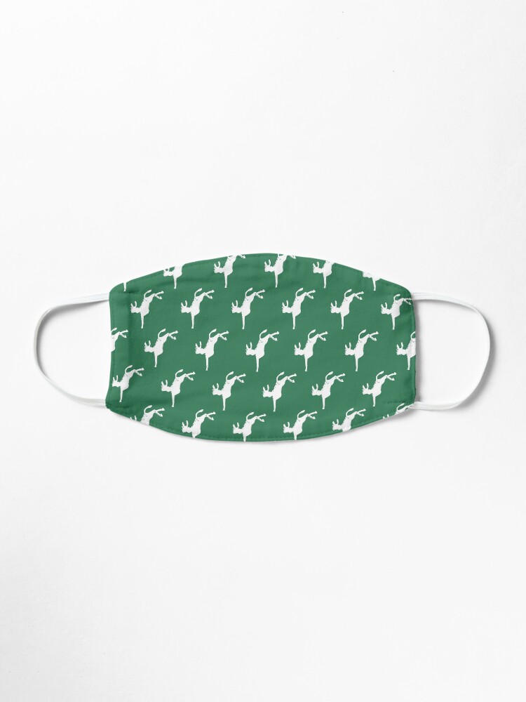 Alternate view of Dancing Donkeys Green Mask