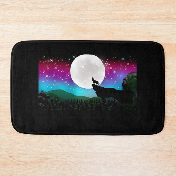 Item preview, Wolf on the hill top designed and sold by StylishSpectrum.