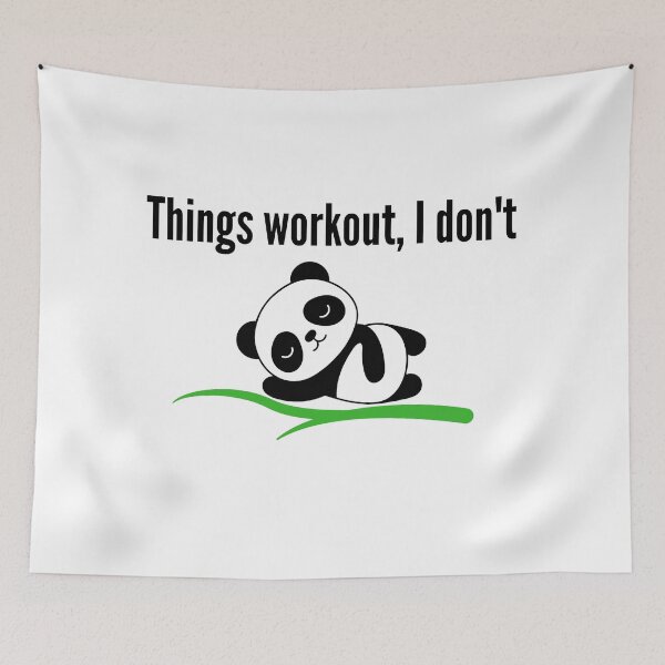 Item preview, Things workout, I don't - Panda Version designed and sold by the-boo-designs.