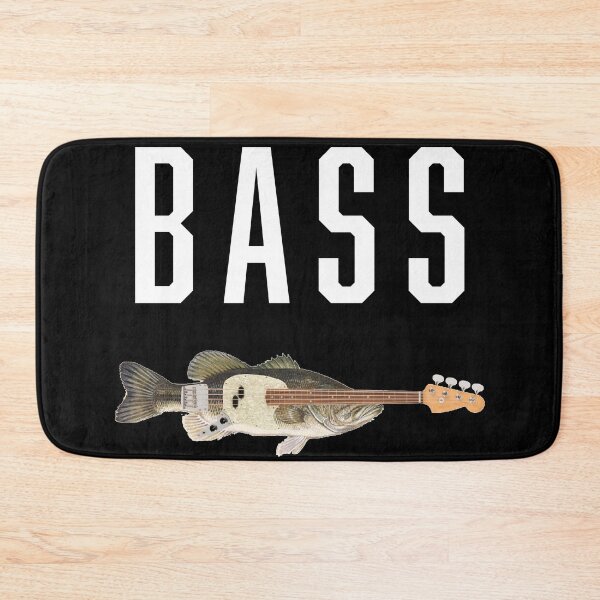 Item preview, Funny Bigmouth Bass Bass guitar designed and sold by AllLeftSides42.