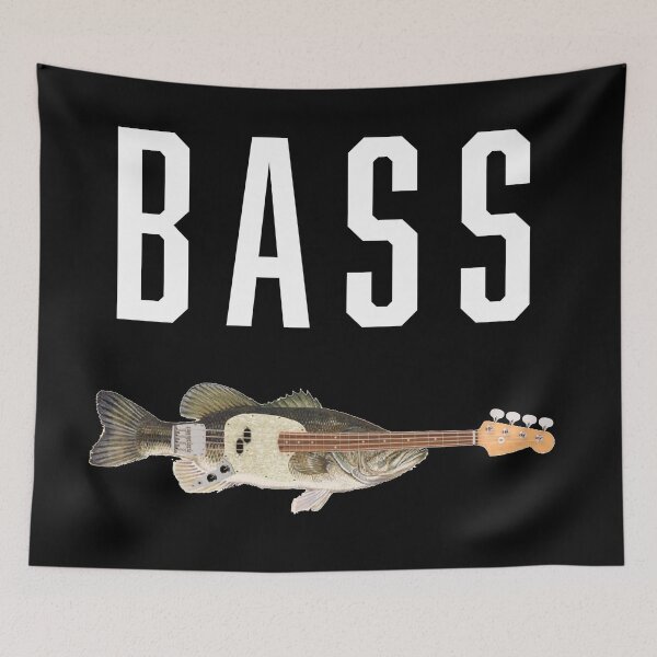 Item preview, Funny Bigmouth Bass Bass guitar designed and sold by AllLeftSides42.