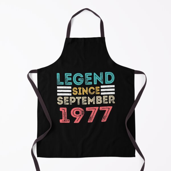 Item preview, Retro Vintage 43rd Birthday Legend Since September 1977 designed and sold by meedTee.