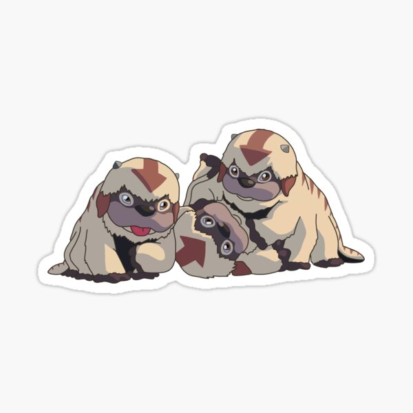 Flying Bison Babies Sticker