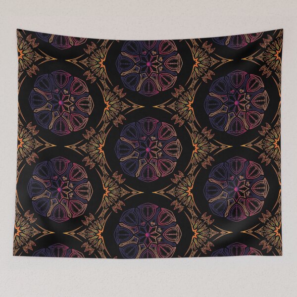 Item preview, Acorn Shield n Sword Mandala Cool Summer designed and sold by SirCrim.