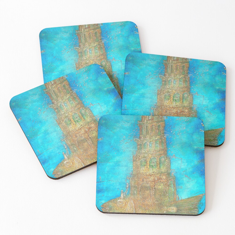 Item preview, Coasters (Set of 4) designed and sold by fishtower.