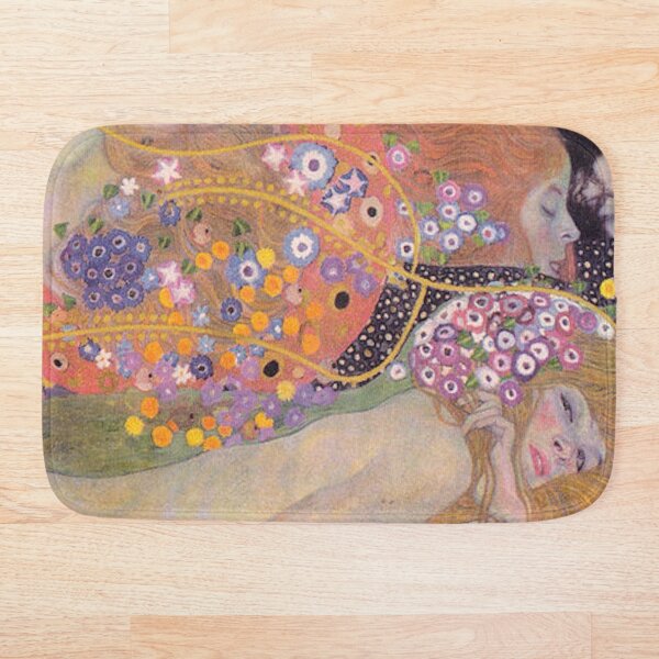 WATER SNAKES - GUSTAV KLIMT Bath Mat